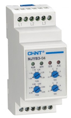Реле контроля фаз NJYB3-8 AC380V