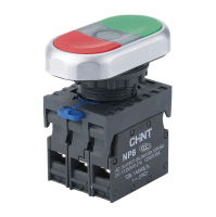Двойная кнопка NP8-**SD, с LED-подсветкой, с самовозвратом, IP65
