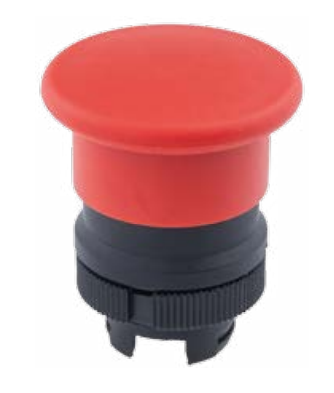 Пластиковые головки кнопок МТВ2-Е IP40, грибовидный толкатель, пружинный возврат, Meyertec