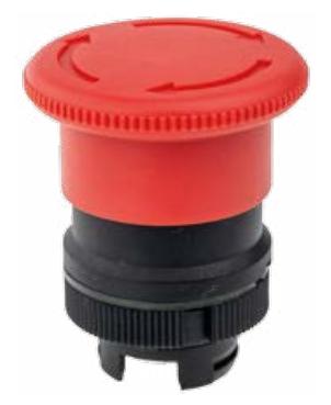 Пластиковые головки кнопок МТВ2-Е IP40, грибовидный толкатель, возврат поворотом с фиксацией, Meyertec