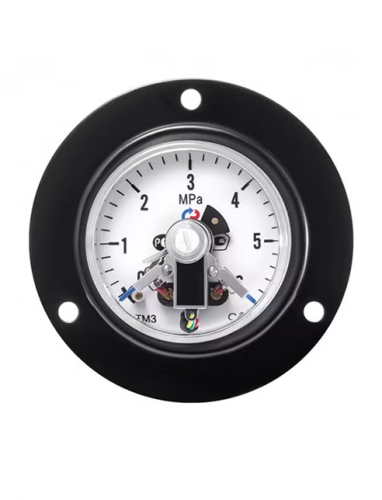 Вакуумметры и Мановакуумметры осе­вые с пе­ред­ним флан­цем и элек­тро­кон­такт­ной приставкой - тип ТВ и ТМВ, серия 10