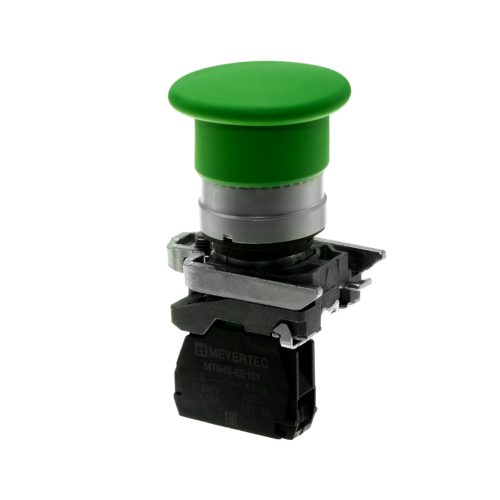 Металлические кнопки MTB4 IP65, с грибовидным толкателем, пружинный возврат, Meyertec