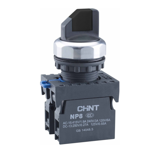 Переключатель без подсветки NP8-**X, с самовозвратом и фиксацией, IP65