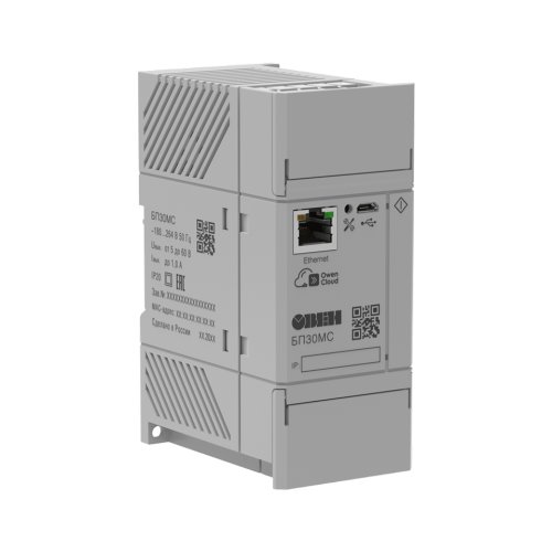 БП30МС специализированный блок питания для ответственных применений с интерфейсом Ethernet ОВЕН